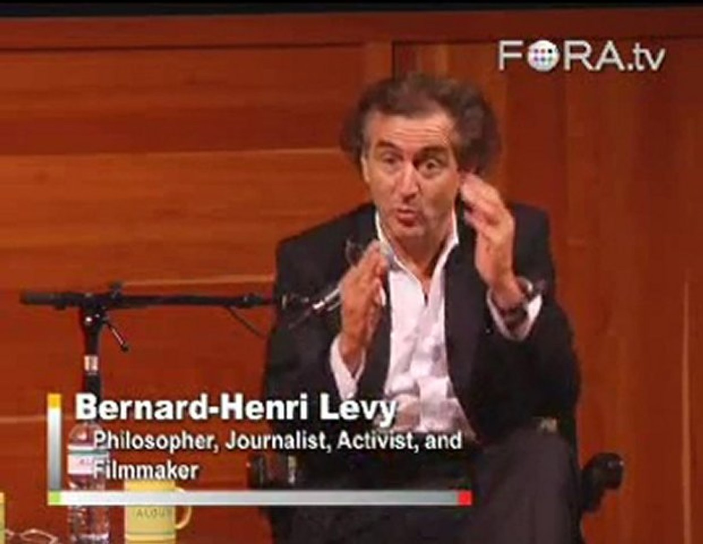 ⁣BHL Calls Palin and Obama a 'Clash of Civilizations'