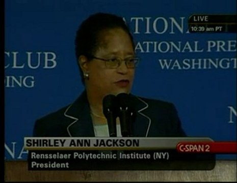 Shirley Ann Jackson - Nuclear May Solve Energy Security