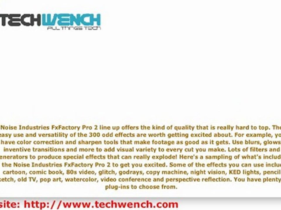 Installation of the Noise Industries FxFactory Pro 2