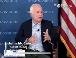 John McCain Does Not Favor Military Option in Georgia