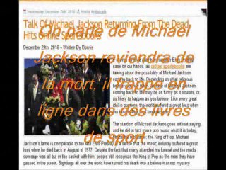 Michael Jackson est vivant une nouvelle air à venir