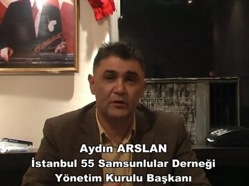 İstanbul 55 Samsunlular Derneği Açılıyor.