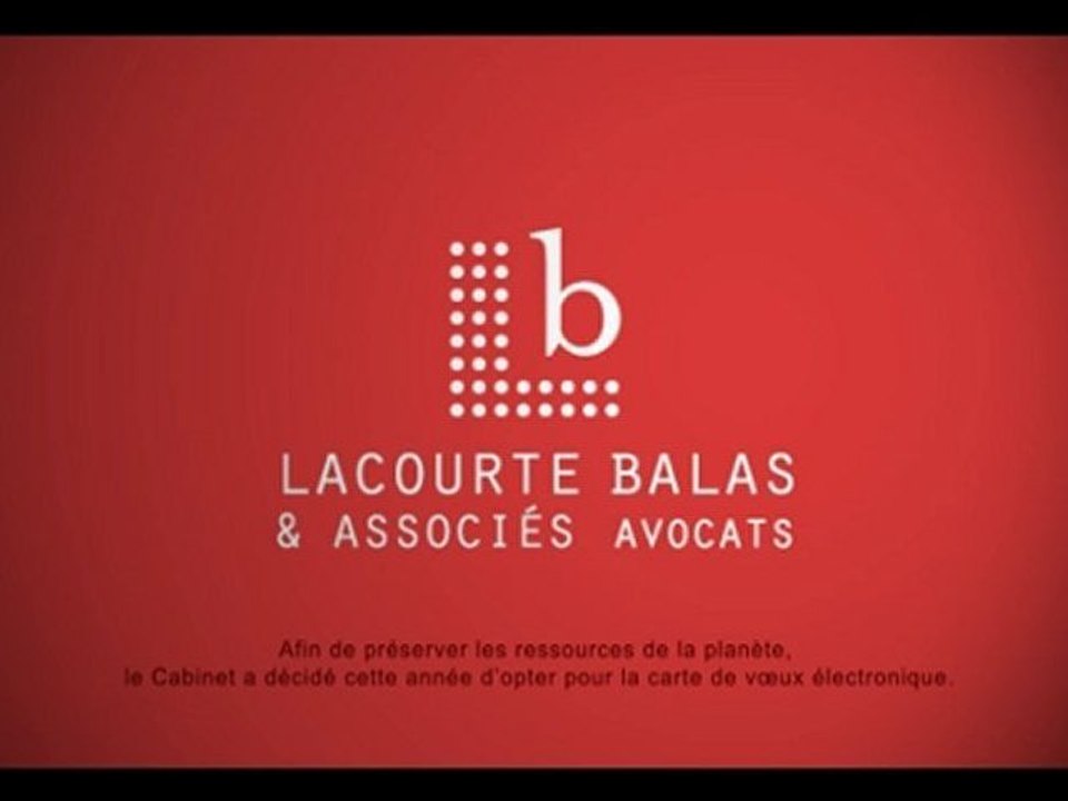 Lacourte Balas voeux 2011