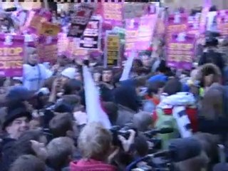 Student jailed for throwing extinguisher