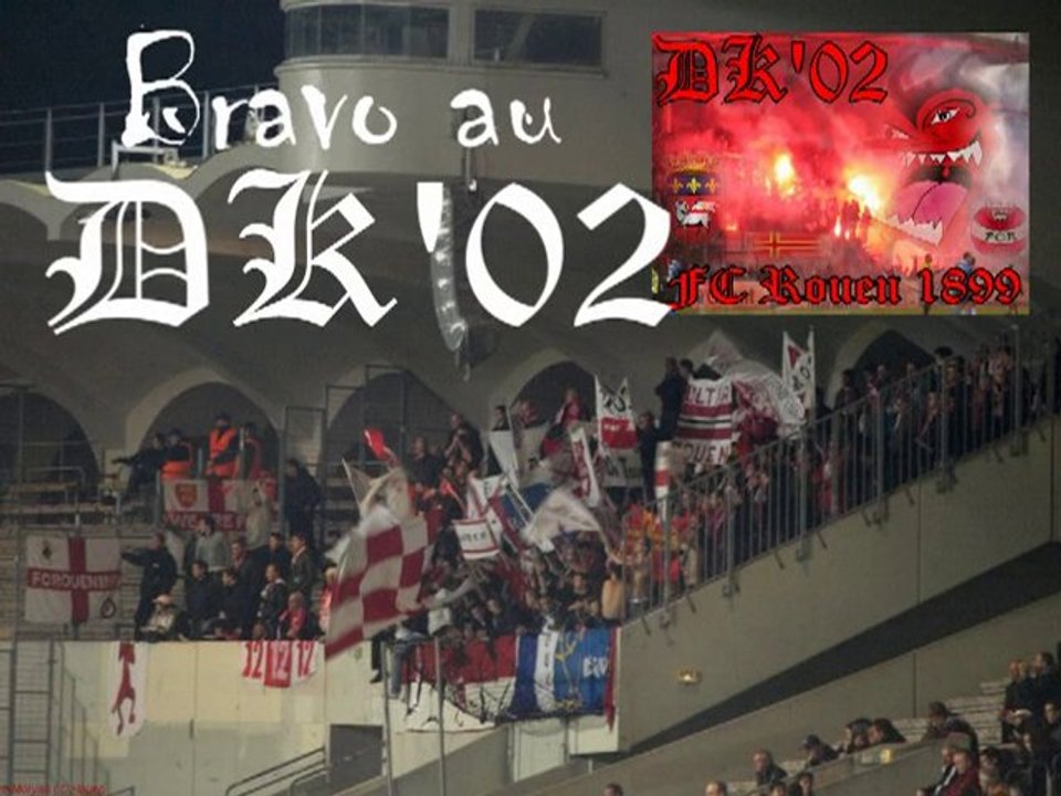FCG Bordeaux FC Rouen Chant parcage Rouennais