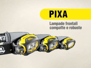 PIXA [italiano] Lampade frontali compatte e robuste