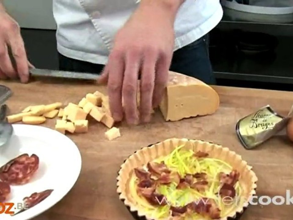 WeZooz.be - Belgomilk - Quiche met Brugge kaas en pancetta
