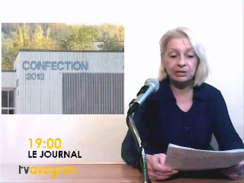 TV Aveyron: journal du 11/01/2011 - Présenté par Jessy