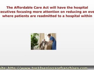 Now is the time to buy a senior home care franchise 2011.