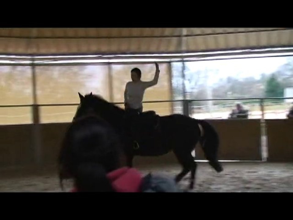 Entrainement voltige cosaque