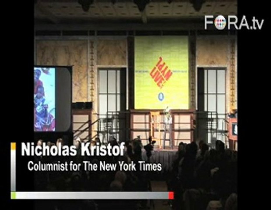 Nicholas Kristof Explains Why He Writes About Darfur