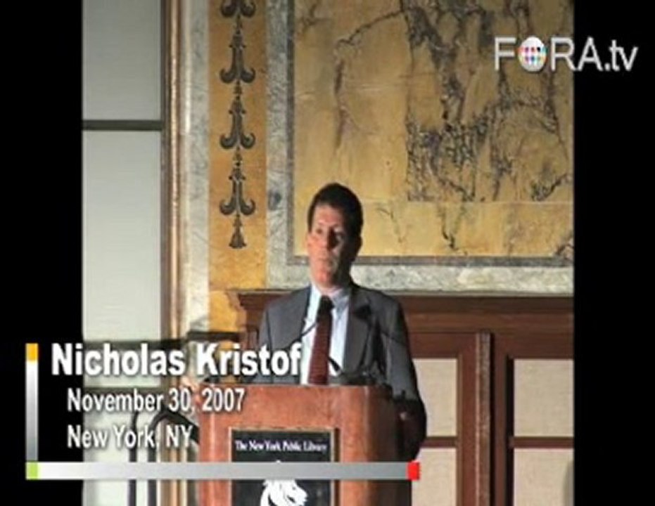 Nicholas Kristof on Tribalism in Darfur