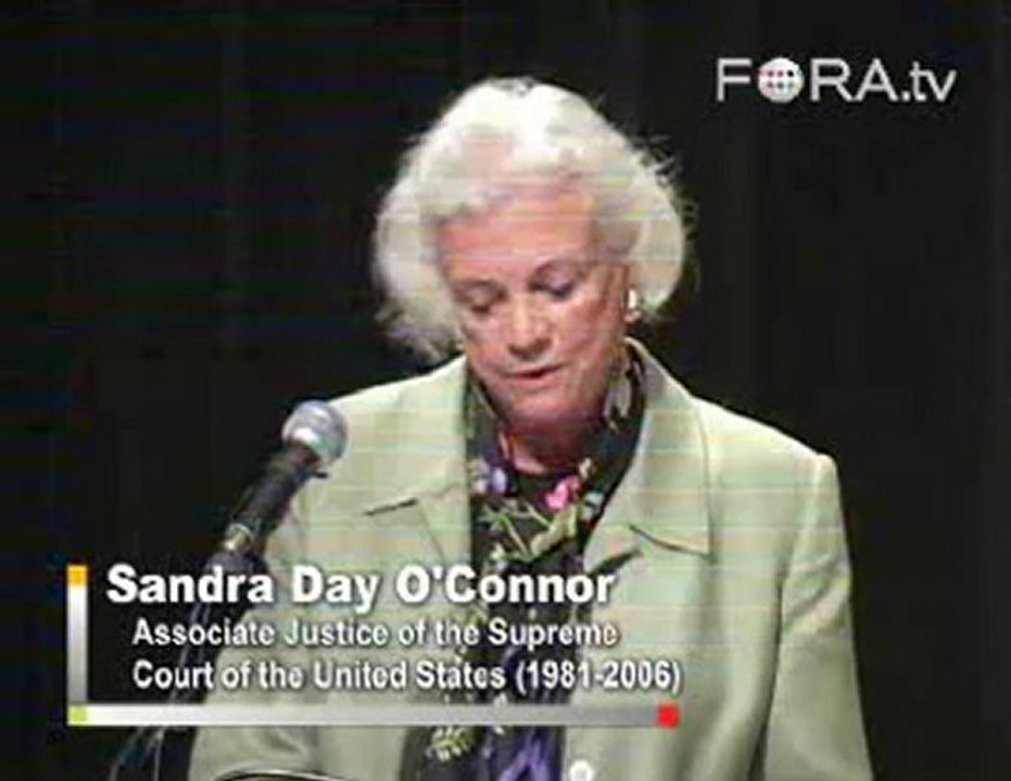 Sandra Day O'Connor Discusses 'Our Courts'