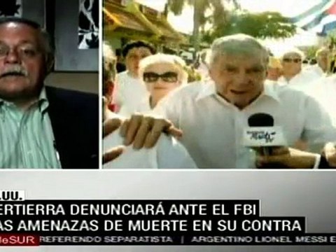 José Pertierra denuncia que recibió amenaza de muerte de seguidor de terrorista Posada Carriles