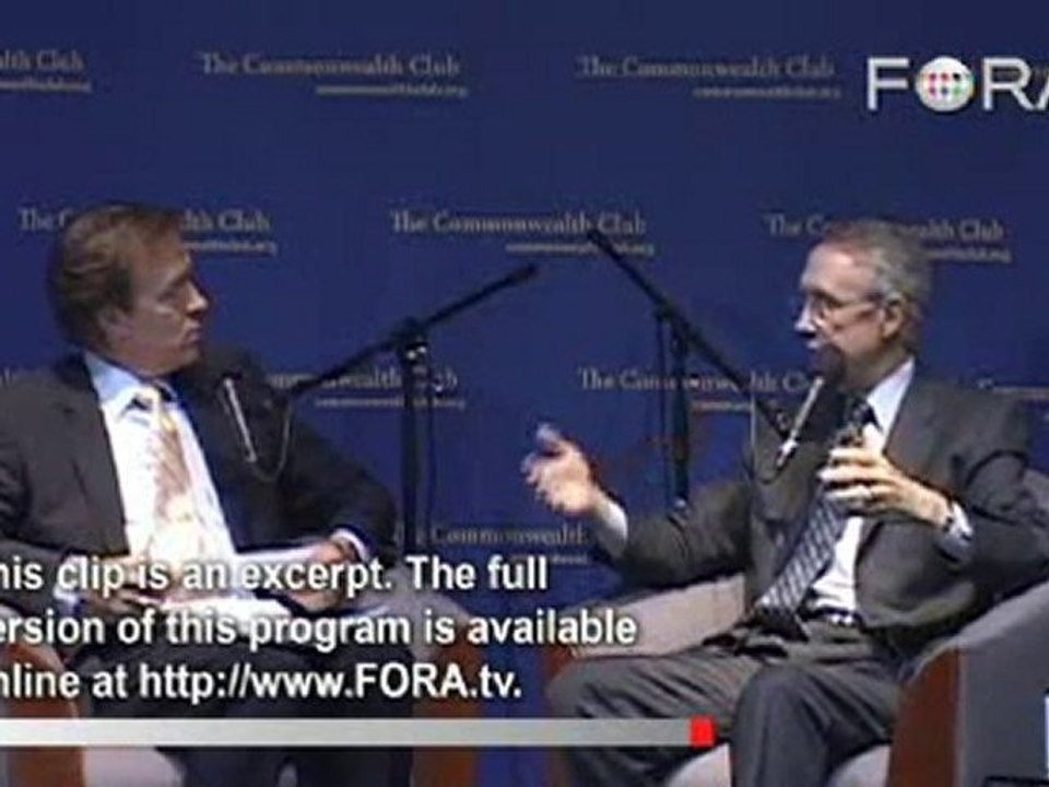 Harry Reid Censures Republican Fear Mongering