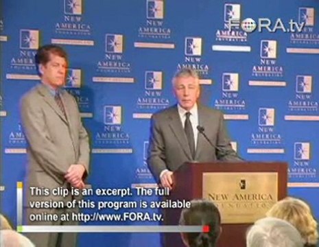 Chuck Hagel Denounces Media Election Coverage