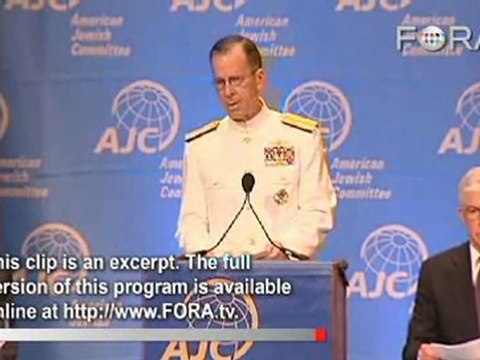 Admiral Mike Mullen on the Global Challenge of Iran