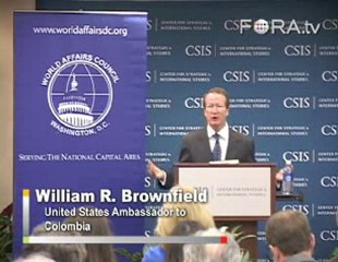 Amb. William Brownfield on Free Trade with Colombia