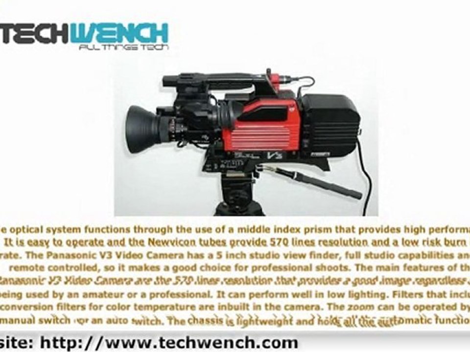 A Review of the Panasonic V3 Video Camera