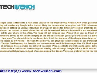 GV Mobile+ Naturally Brings Google Voice To The iPhone