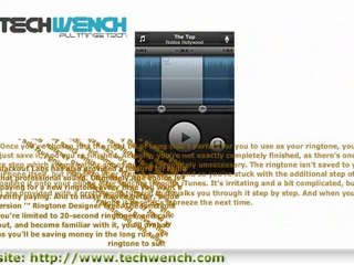 Ringtone Designer Pro for iPhone A User Review