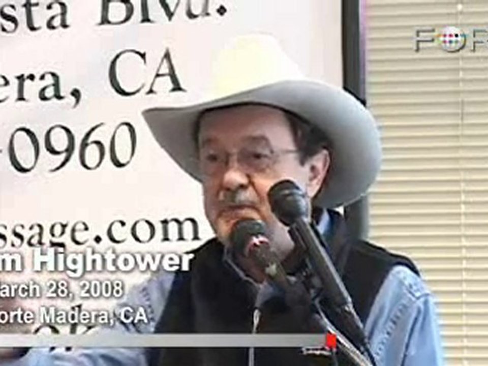 Jim Hightower on Public Financing of Elections