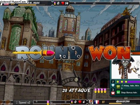 Deux combat de la nouvelle version de Urban Rivals