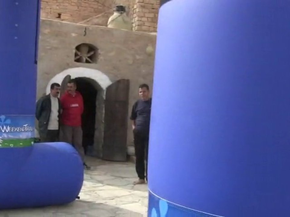 Tataouine 2010, arrivée Prologue à Douiret