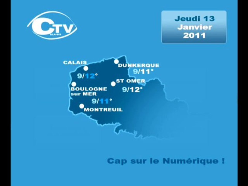 calaisis tv météo jeudi 130111