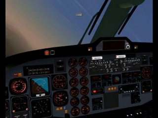 Flightgear Beechcraft B1900 B à Marseille Janv 2011