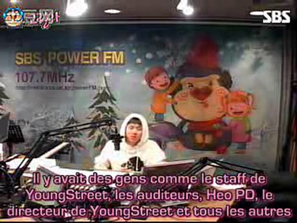 [2011.01.07] HeeChul parle d'un award @ YoungStreet
