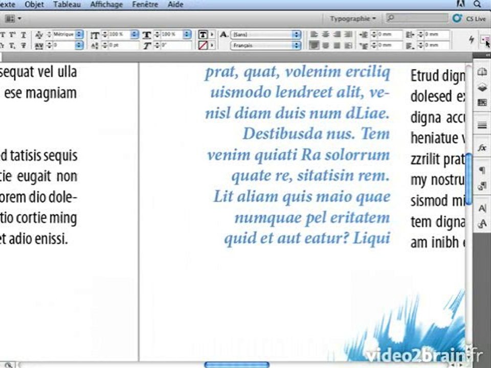 InDesign CS5 : Les lettrines