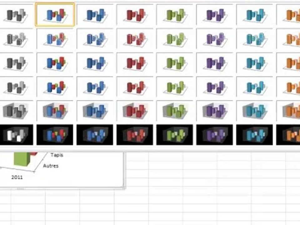 Excel 2007/2010 : Créer un graphique