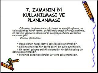 etkili ders çalışma yöntemleri