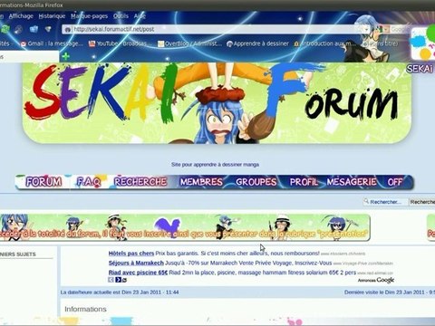 Utilisation des galeries personnelles