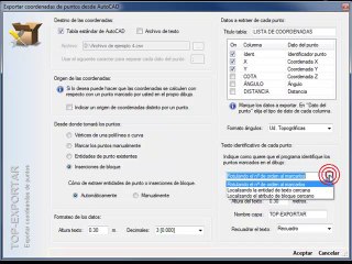 Download Video: ARKITool, Top-Exportar, exporta coordenadas de puntos....