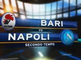 Video Gol Bari - Napoli 0-2 - Lavezzi col tacco e Cavani