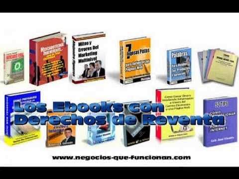 Ebooks con Derechos de Reventa
