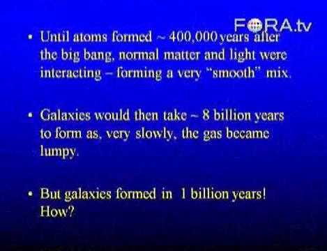 Ian Morison: Evidence Dark Matter Helped Form Galaxies