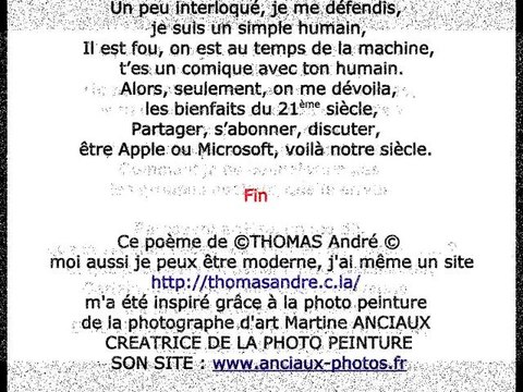 ©MOTEURS NET© POEME THOMAS ANDRE© PHOTOS MARTINE ANCIAUX©