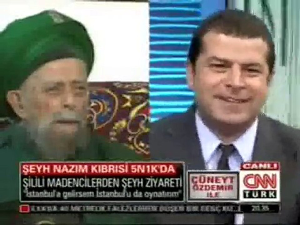 Şeyh Nazım Kıbrısi küfür edince ekrandan alındı-Haberdar.com