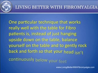 Can Inversion Table help relieve Fibromyalgia pain