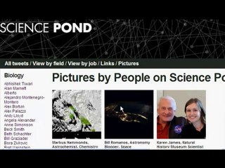 My Twitter Toolbox Presents Science Pond