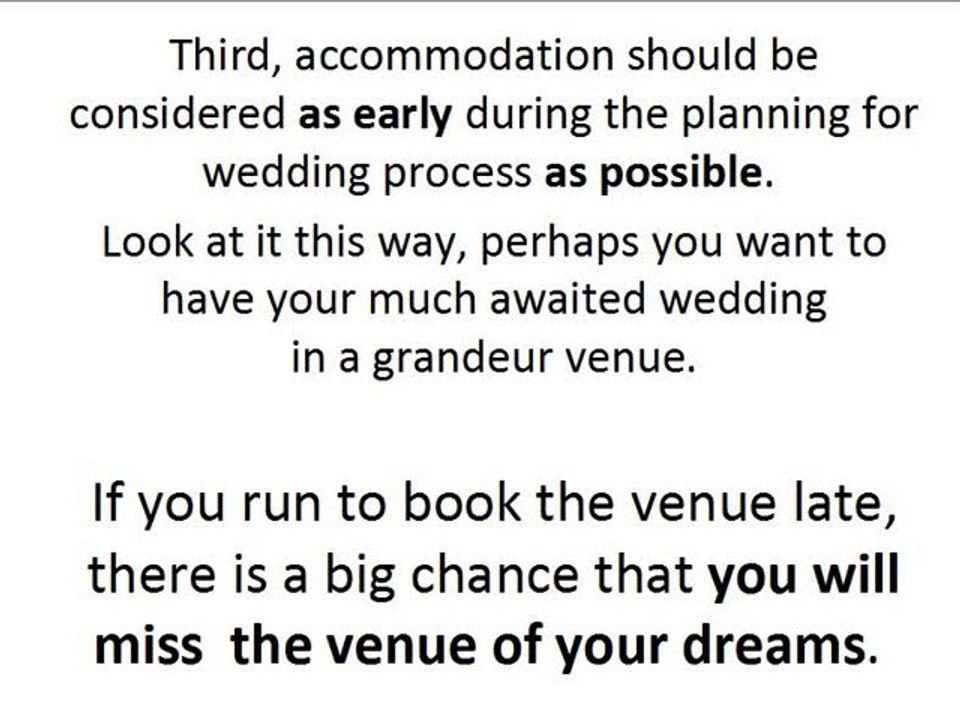 4tips you need to know when planning for wedding