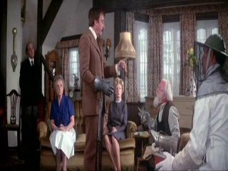 Inspector Clouseau interrogates Fassbender staff.