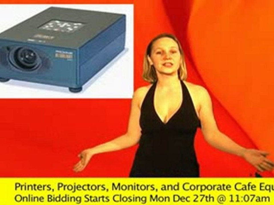 LCD TV Printer Monitors Auction