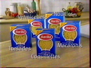Publicité Barilla 1997