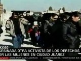 Asesinan a la activista de Ciudad Juárez autora del lema 