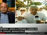Continúa juicio a Posada Carriles por fraude migratorio