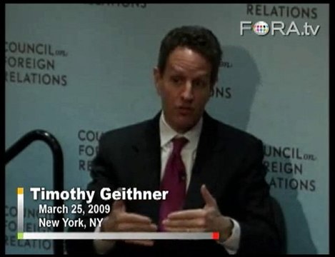 Geithner Justifies Using Taxpayer Money for Bailouts